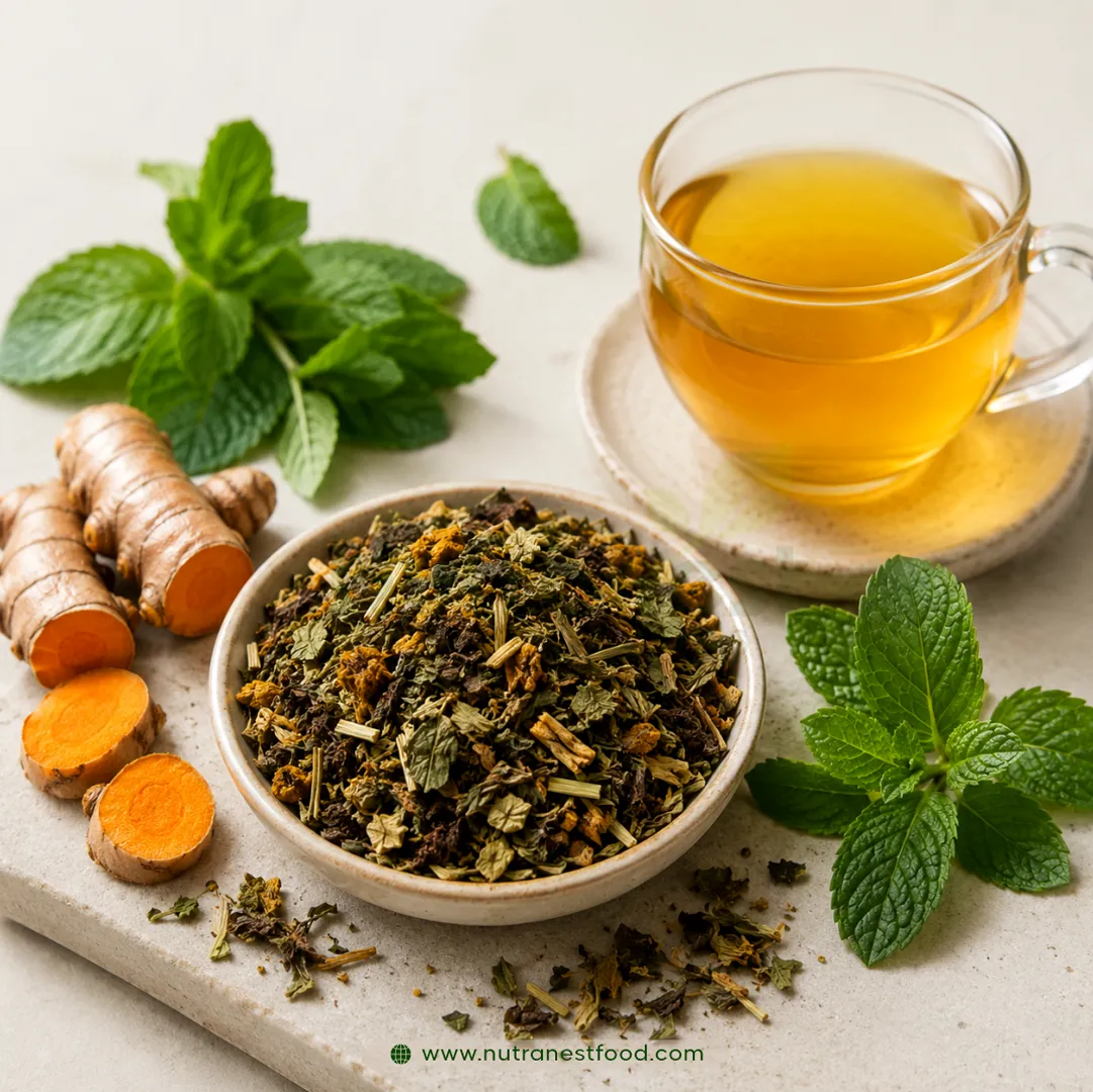 Turmeric Spermint Tea